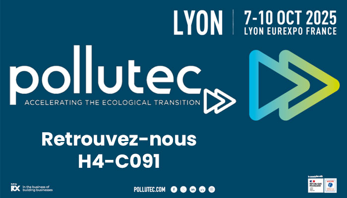 Rendez-vous à Pollutec 2025 à Lyon